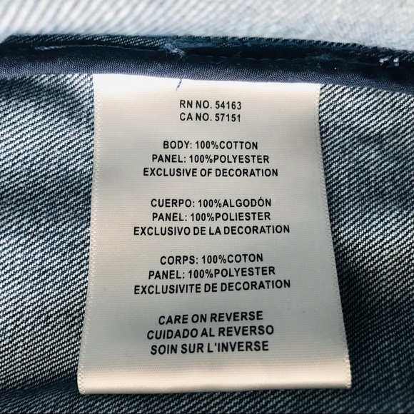 New! Levi’s Coaches Tracker Cropped Bomber Denim Jean Biker Moto Jean Jacket - Picture 16 of 16